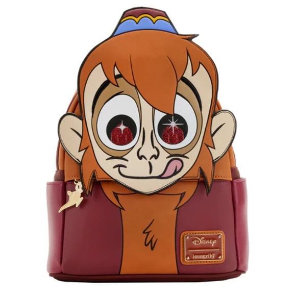 Loungefly Disney Aladdin 30th Anniversary Abu Cosplay Mini Backpack main image 4